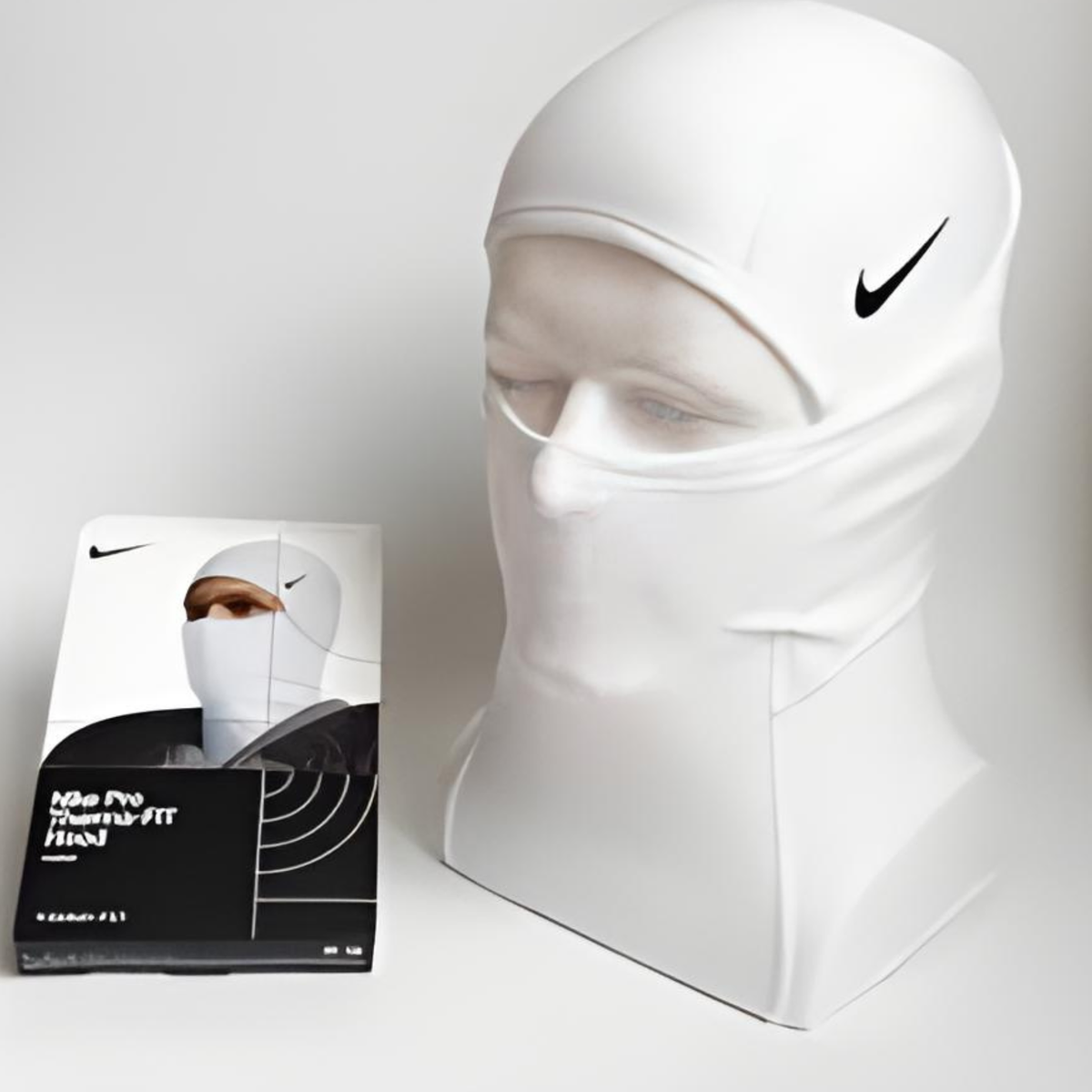 Nike Pro Hyperwarm White Ski -Mask