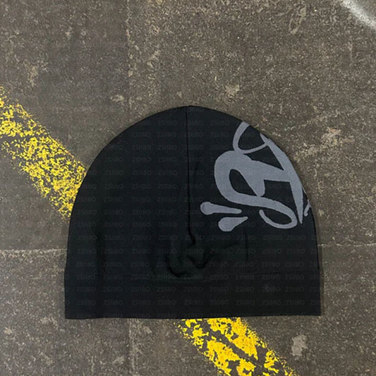 Syna World Big Logo Black & Grey Skull Cap