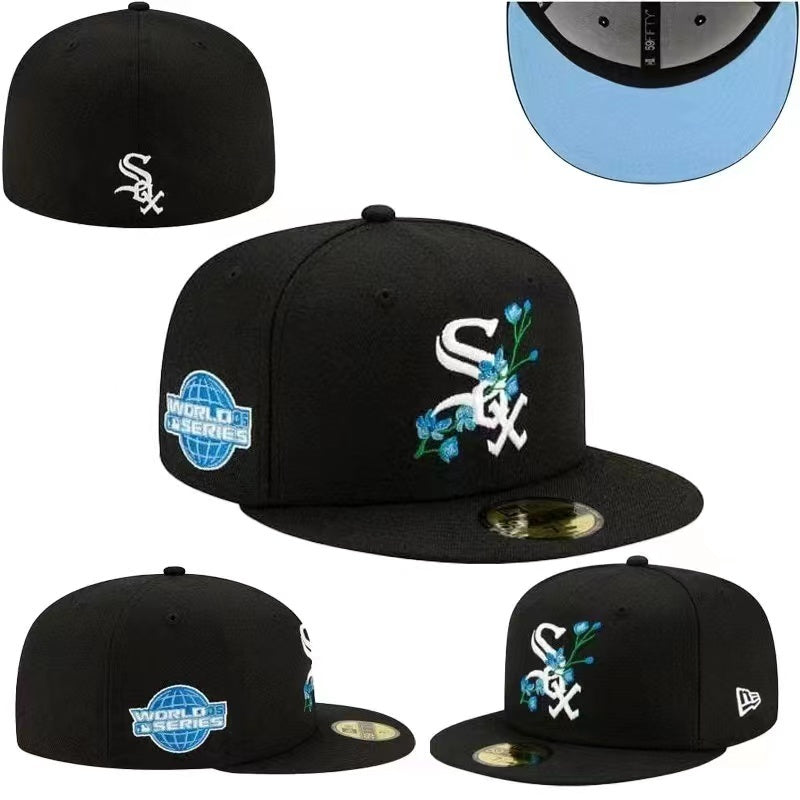 Sox Side Patch Bloom 59FIFTY – Melrose Fitted