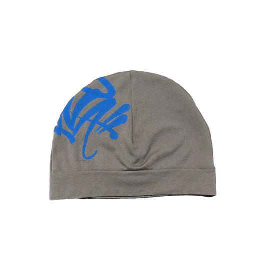 Syna World Logo Grey&Blue Skull Cap
