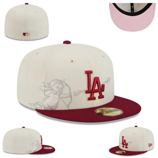 Los Angeles Dodgers MLB Cherub Light Beige 59FIFTY